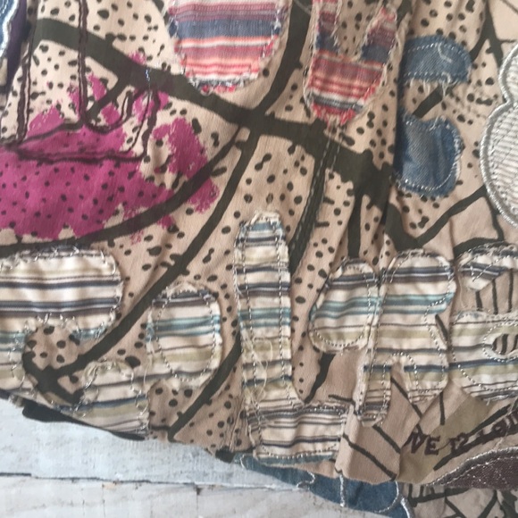 Desigual patchwork LOVE COLORS skirt - Picture 5 of 16